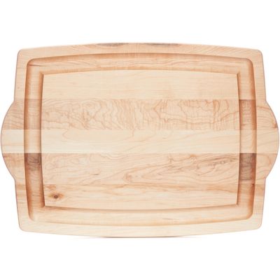 JK Adams Maple Carving Board with Handles and Juice Groove