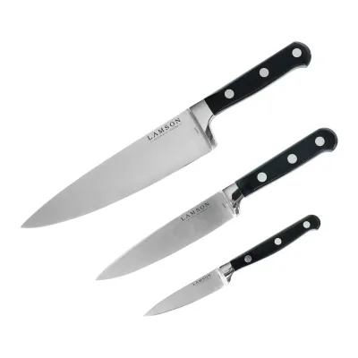 Lamson, Midnight Series 3 Piece Premier Forged Chef’s Set