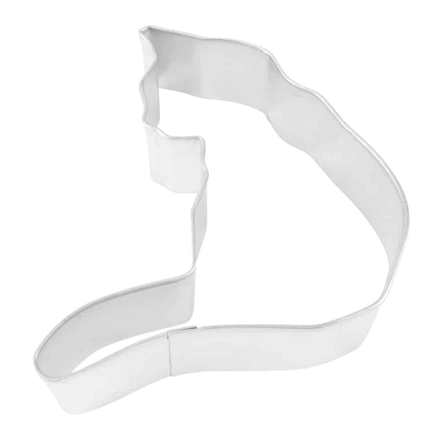 R&amp;M Curled Cat Cookie Cutter 3.75"