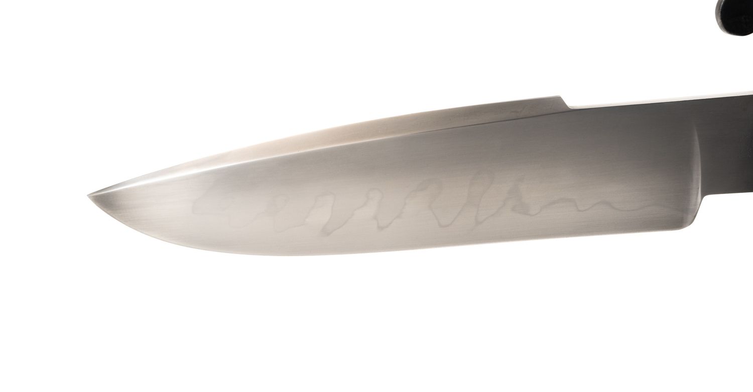 Jason Fry Forged Bowie W2 Steel, Poplar Handle
