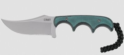 CRKT Minimalist Persian, Black and Green Micarta, 8Cr13MoV