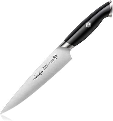 Cangshan, Thomas Keller 7 " Utility Knife Black w/ Walnut Box