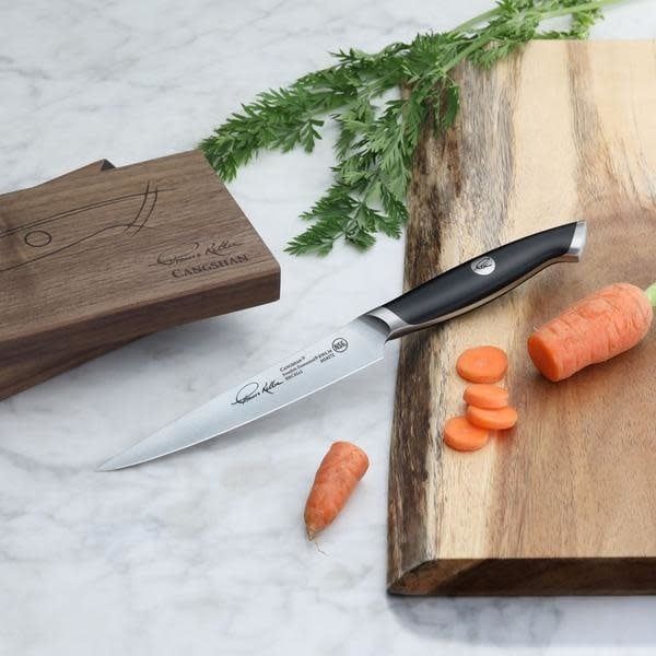 Cangshan, Thomas Keller, 5" Utility Knife Forged RWL34 with Walnut Box