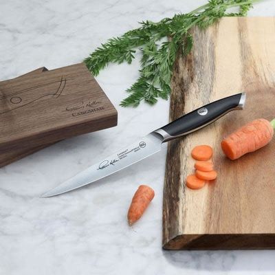 Cangshan, Thomas Keller, 5" Utility Knife Forged RWL34 with Walnut Box