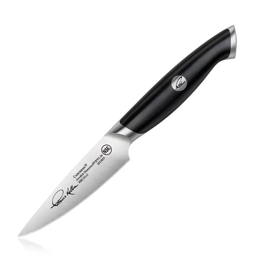Cangshan, Thomas Keller, Paring Knife 3.5" Black Handle