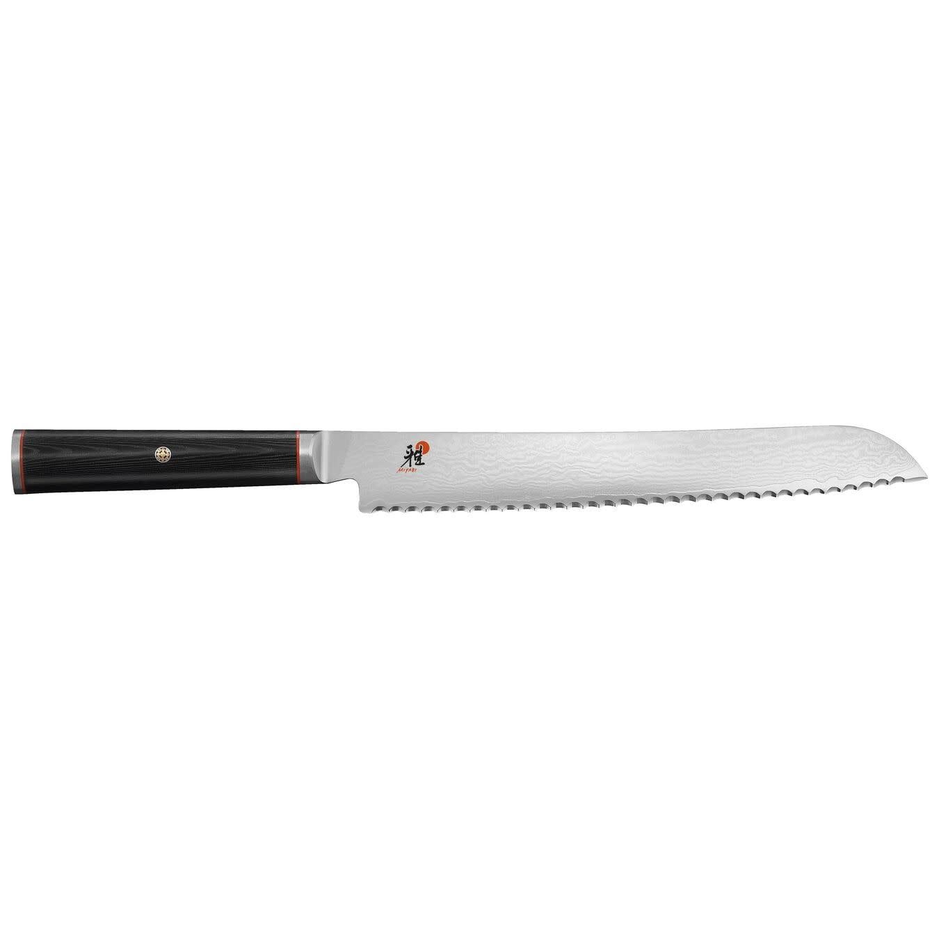 Zwilling, MIYABI, Kaizen 9.5" Bread Knife, Damascus