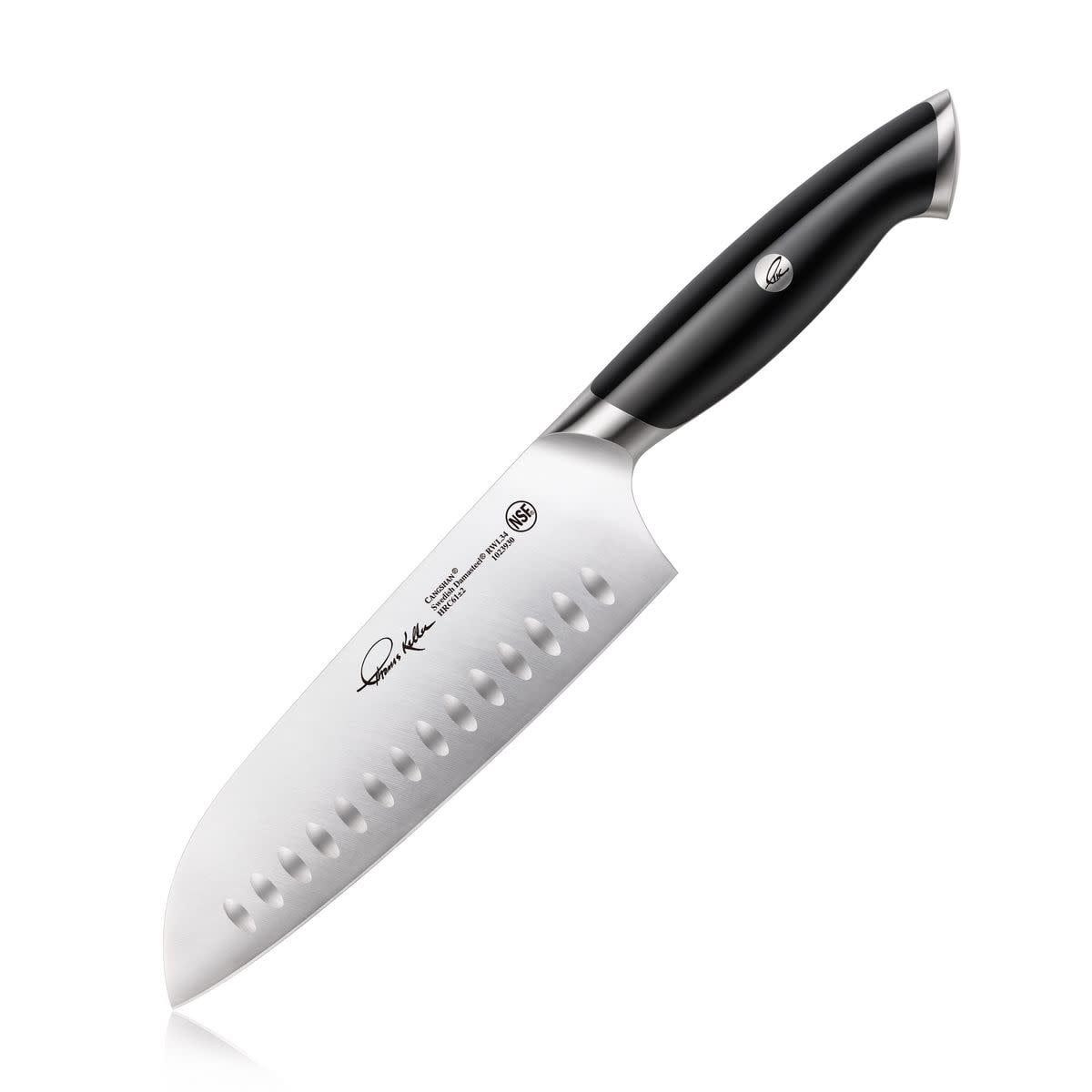Cangshan, Thomas Keller 7" Santoku Knife Black Handle