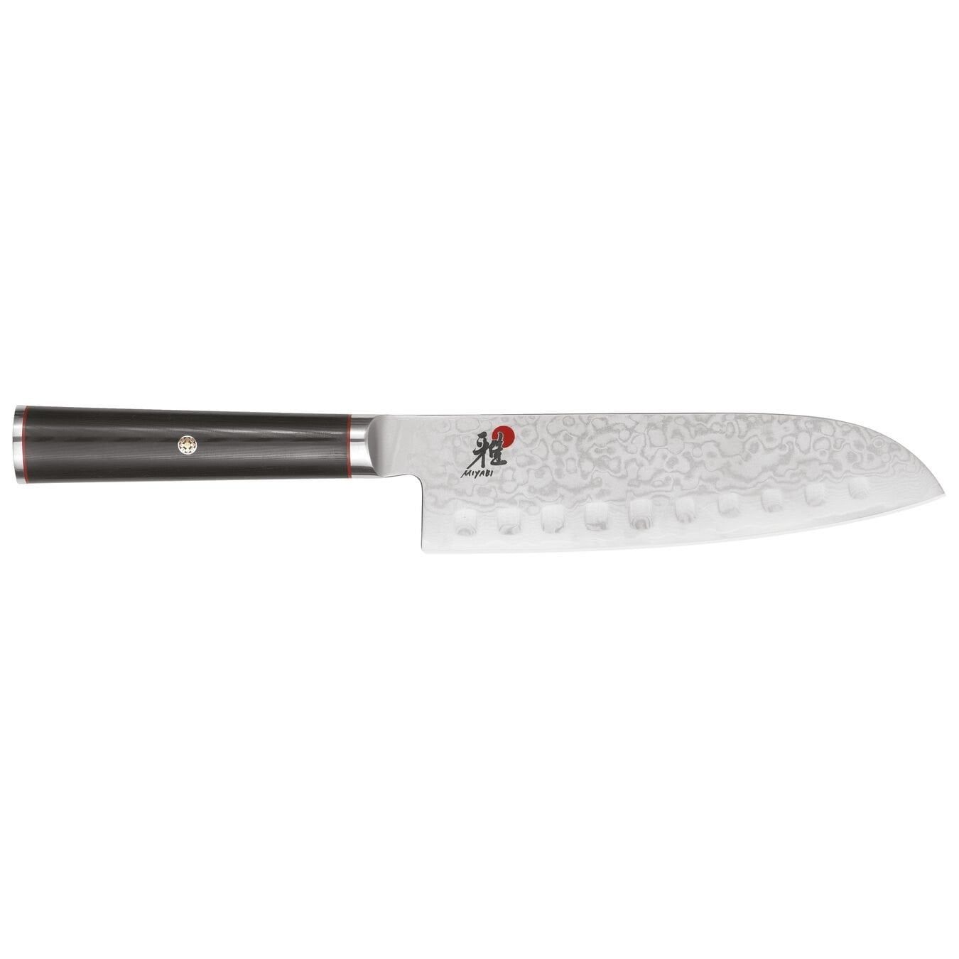 Zwilling, MIYABI, Kaizen, 7" Hollow Edge Santoku Damascus