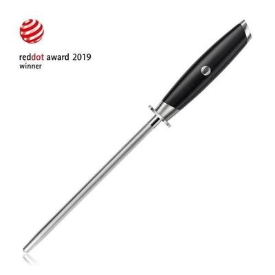 Cangshan, Thomas Keller Diamond 8" Honing Steel, Black Handle