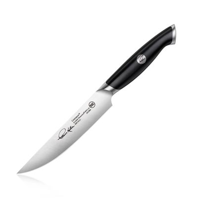 Cangshan Thomas Keller 5" Fine Edge Steak Knife Black, Walnut Box