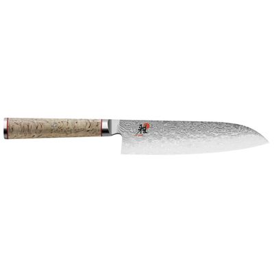 Zwilling Miyabi Birchwood SG2 7" Fine Edge Santoku Damascus