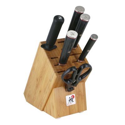 Zwilling, Miyabi, Kaizen II 7pc Knife Block Set, Bamboo