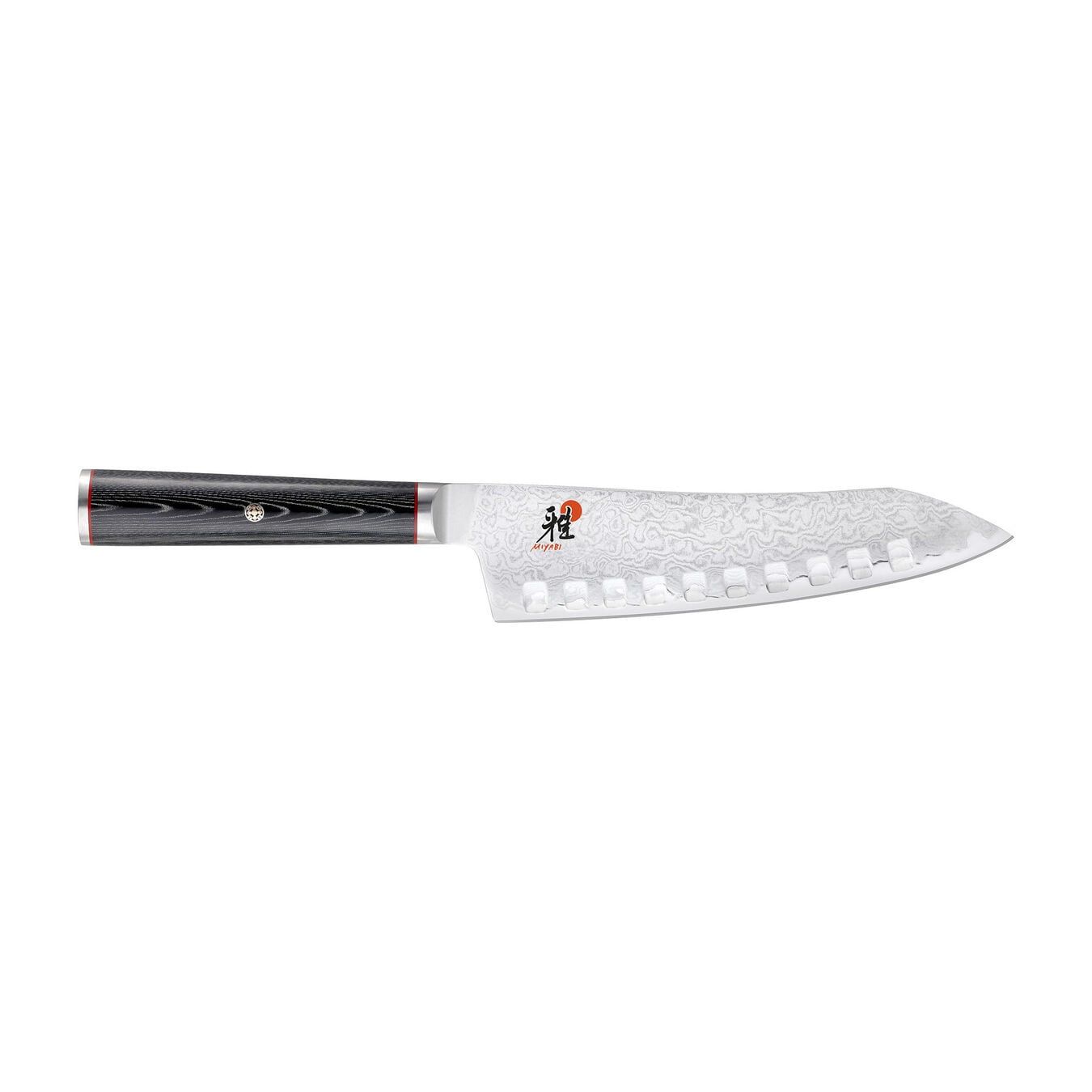 Zwililng, MIYABI, Kaizen, 7" Hollow Edge Rocking Santoku