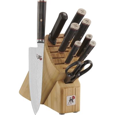 MIYABI, Kaizen, 10PC Block Set, Damascus