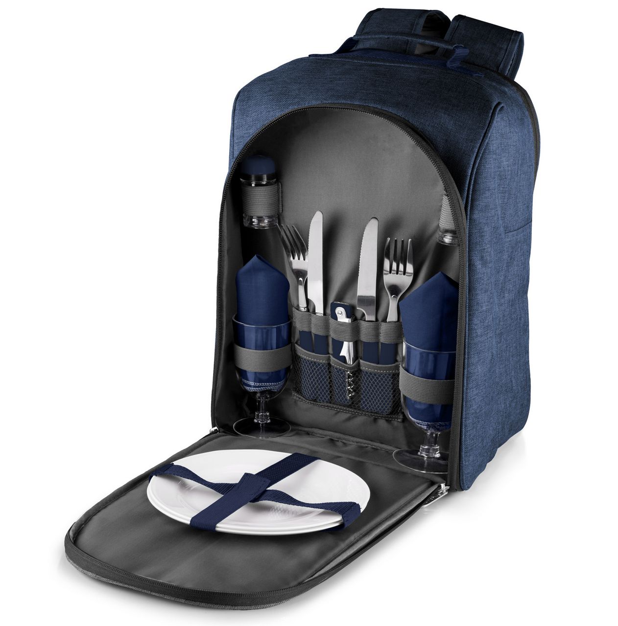 Picnic Time, PT-Colorado Picnic Cooler Backpack, (Navy Blue)