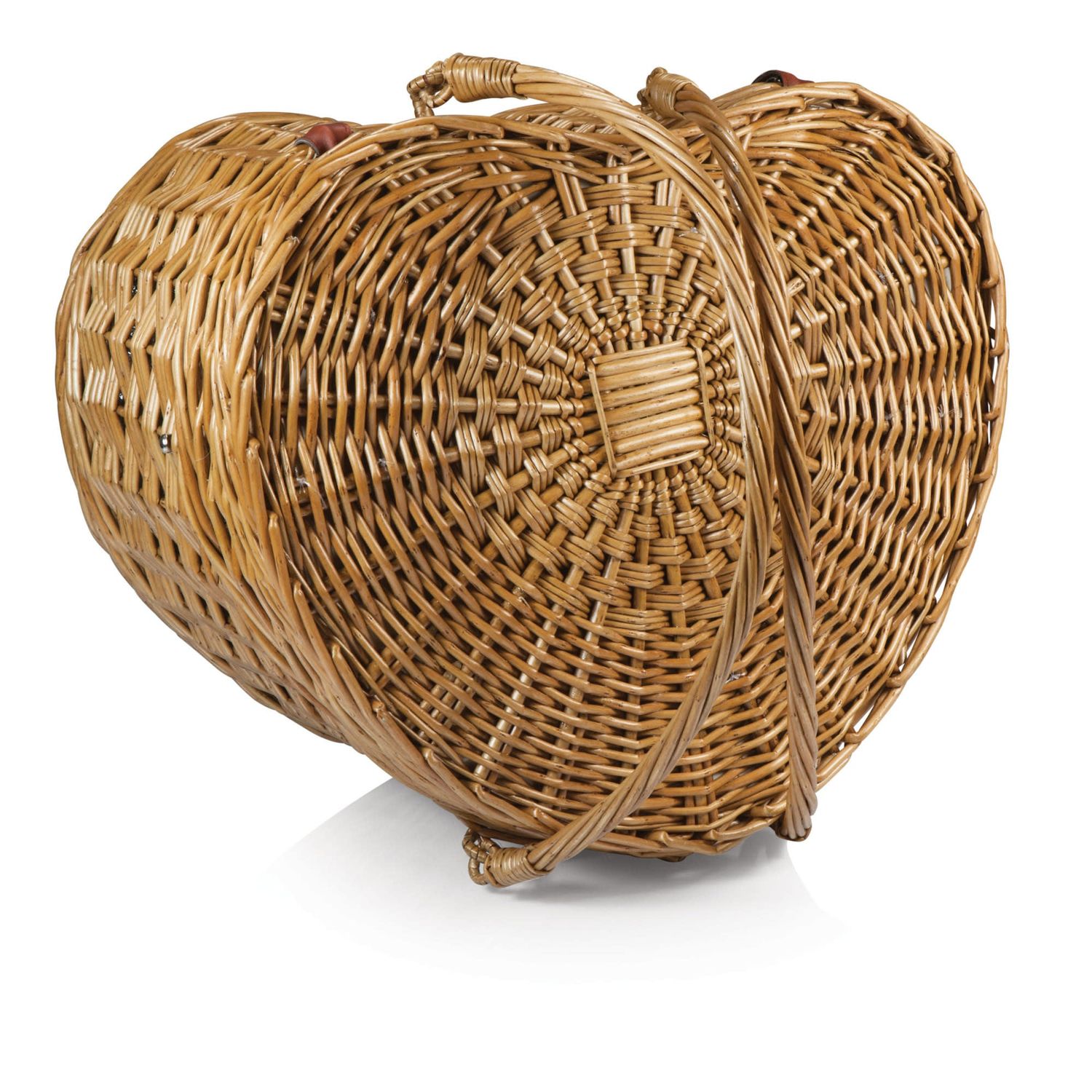 Picnic Time, Heart Picnic Basket, (Antique White)