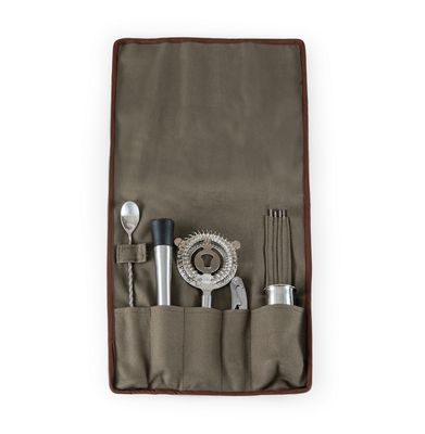 Picnic Time, Legacy 10 Piece Bar Tool Roll Up Kit