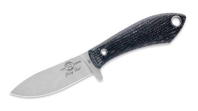 White River Sendero Pack Black Burlap Micarta, CPM S35VN