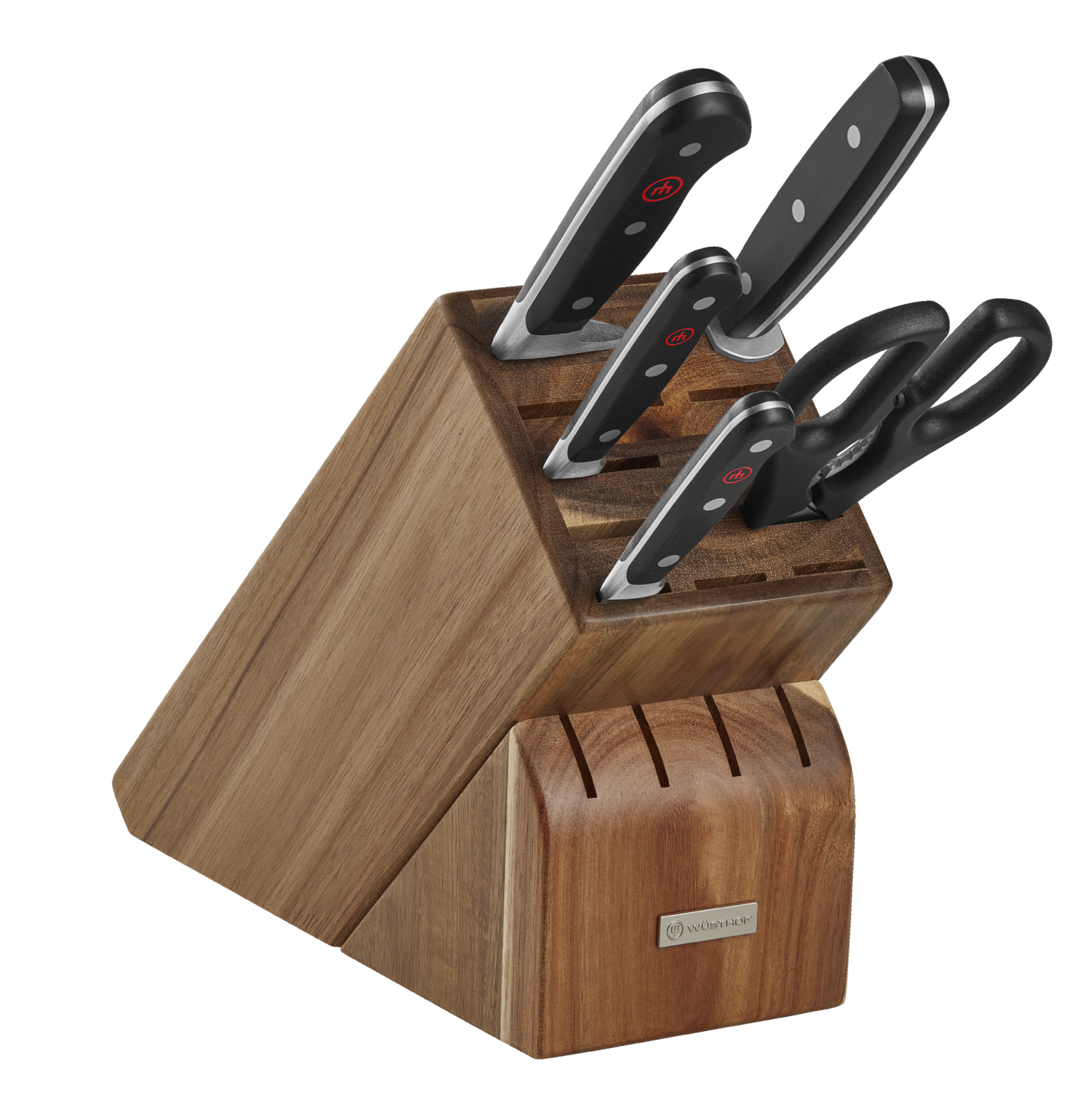 Wusthof Classic 6pc Starter Block Set- Acacia