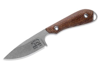 White River Knife &amp; Tool M1 Caper Natural Burlap Micarta, CPM S35VN