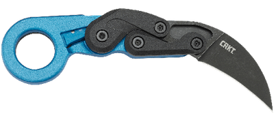 CRKT Provoke Karambit, Blue Grivory, 1.4116 Steel