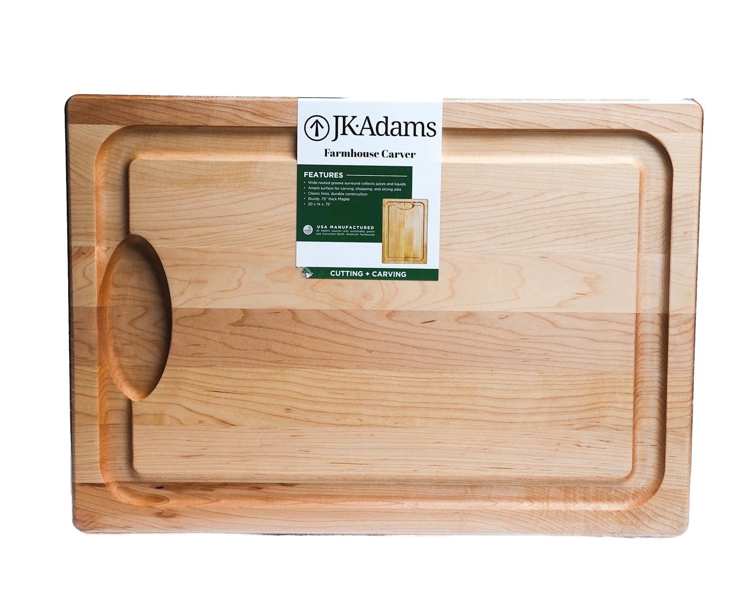 JK Adams, Farmhouse Carver 20" x 14" x 3/4"