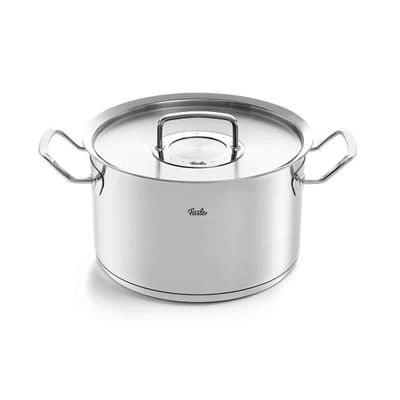 Fissler, Original-Profi Collection Stainless Steel Stock Pot with Lid, 6.7 Quart