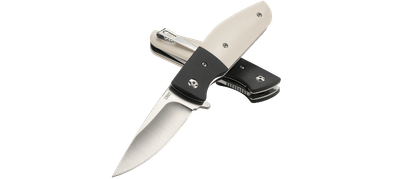 CRKT Curfew Assisted, White Micarta, 8Cr13MoV
