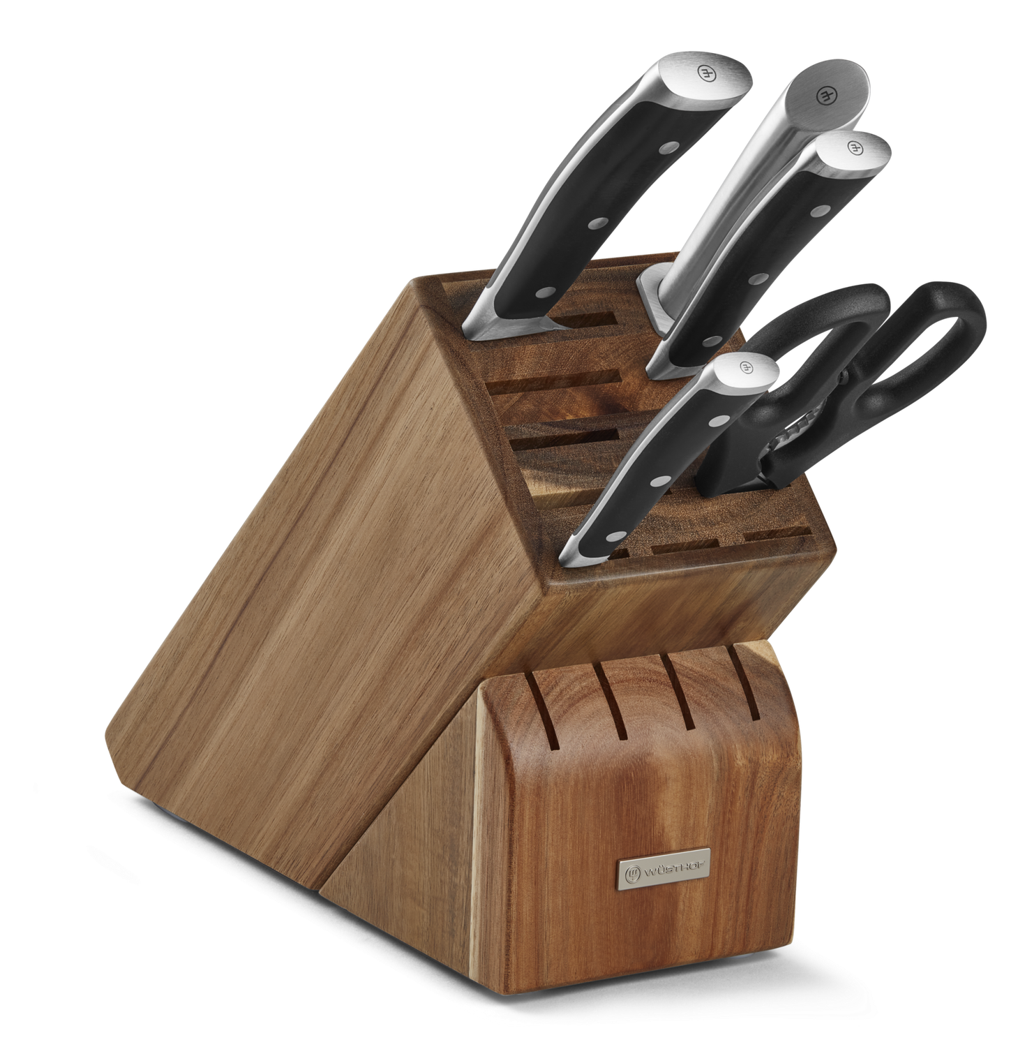 Wusthof, Classic Ikon 6pc Starter Block Set Acacia Block