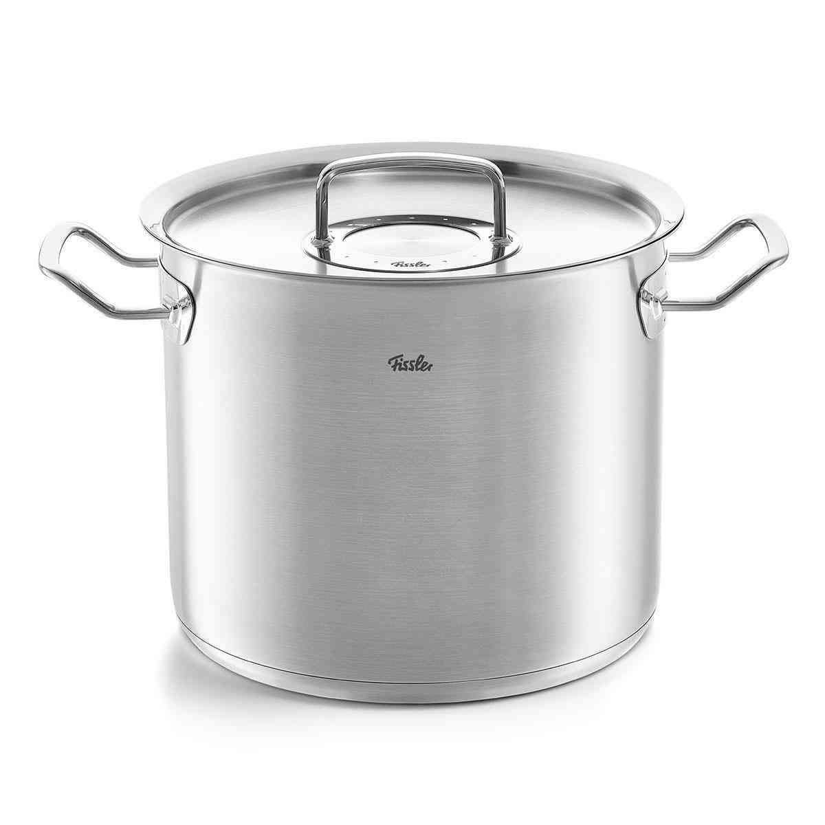 Fissler, Original-Profi Collection Stainless Steel High Stock Pot with Lid, 9.6 Quart