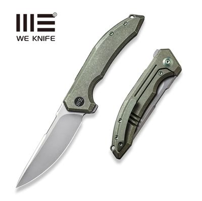 WE Knife Quixotic Green Titanium Handle, CPM 20CV