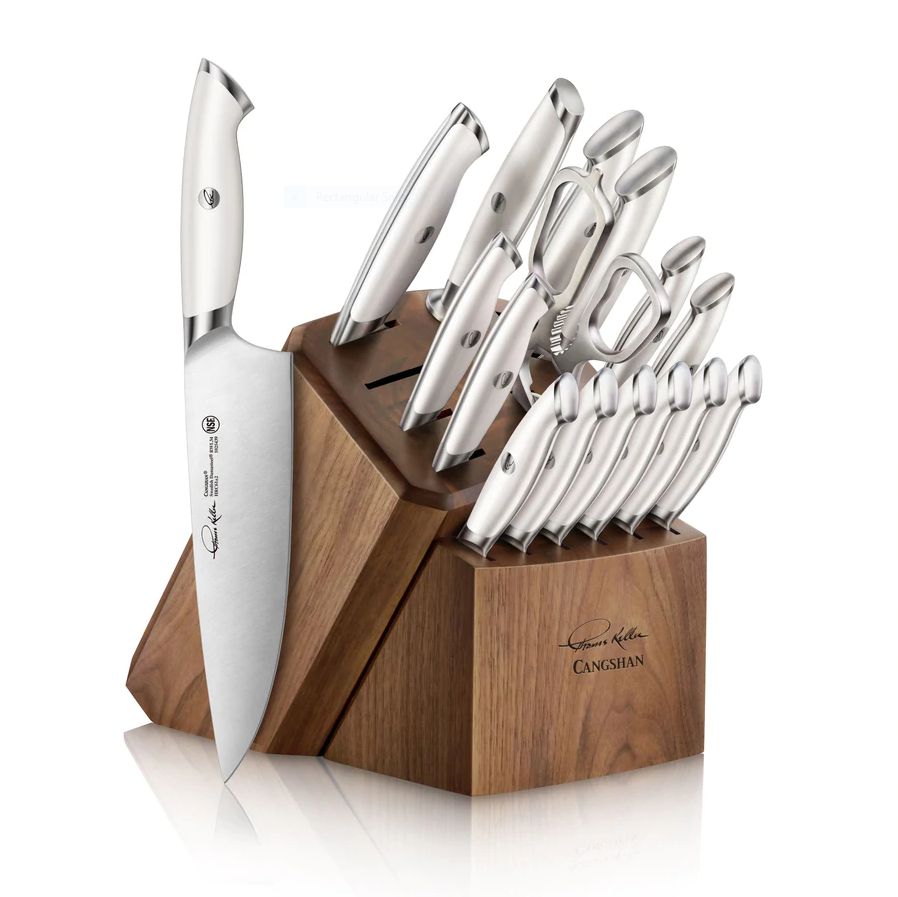 Cangshan, Thomas Keller 17pc Block Set White Handle