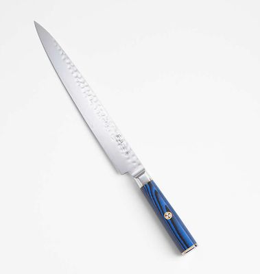 Cangshan Kita Series 10" sashimi knife with sheath, Damascus steel blade