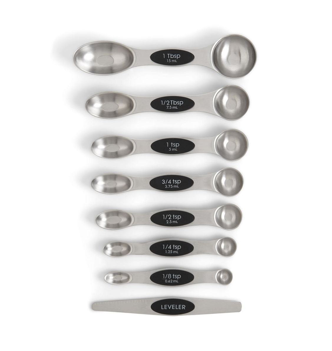 Mrs. Anderson's Baking Dual-Sided Magnetic Measuring Spoons with Leveler