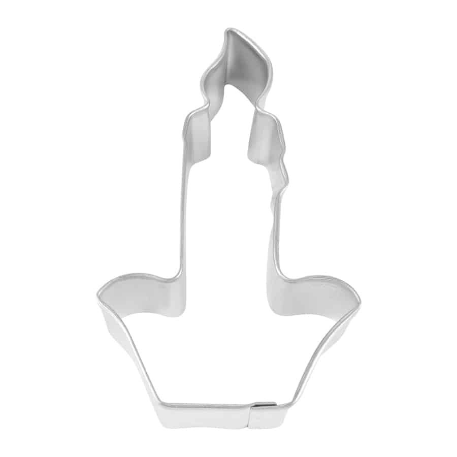 R&amp;M Candle Cookie Cutter 4"