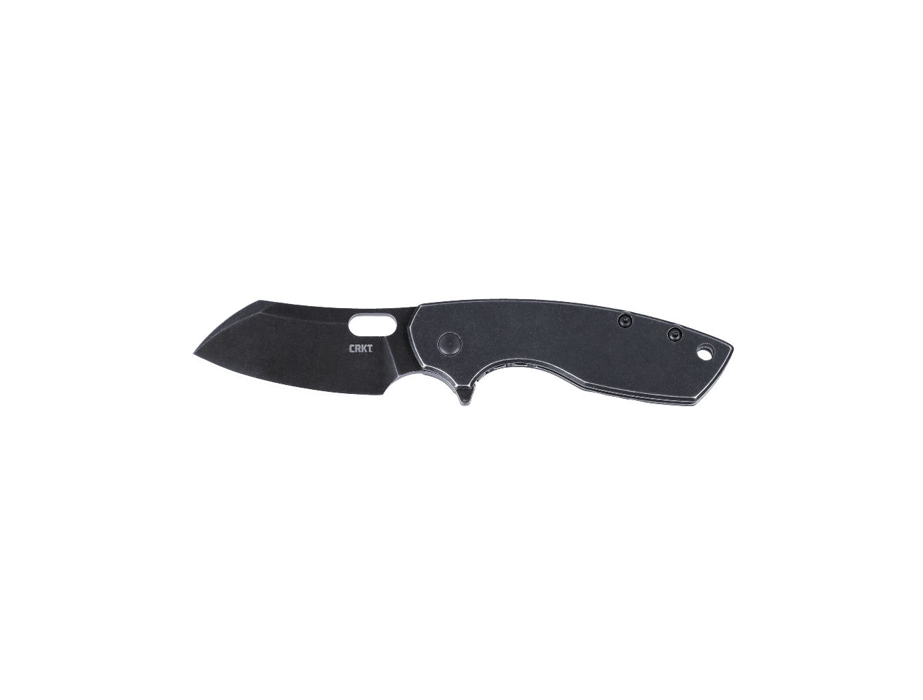 CRKT Pilar Large Flipper, Black Stonewash, 8Cr13MoV