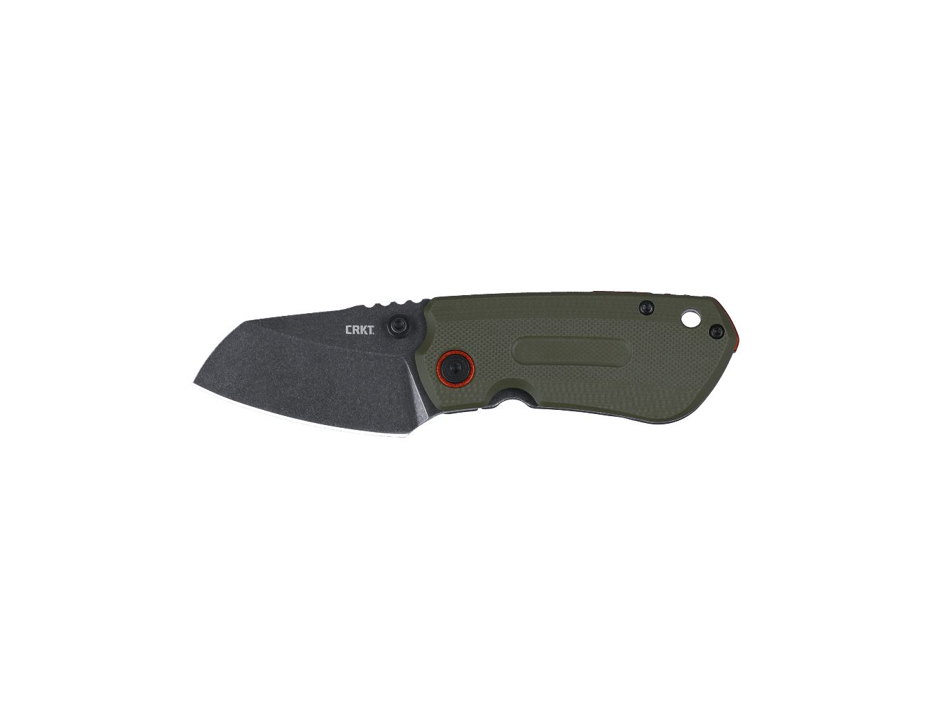CRKT Overland Compact OD Green G10 Handle, D2 Steel