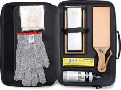 Cangshan, 7 Piece Kitchen Knife Care &amp; Sharpening Kit