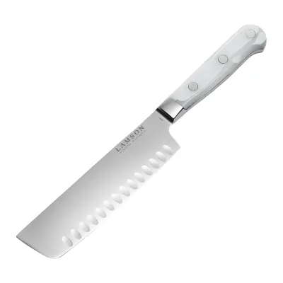 Lamson, Ice Series 7″ Premier Forged Nakiri Kullenschliff (Granton) Edge