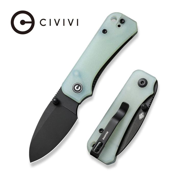 Civivi, Baby Banter Black Blade Natural G10 Handle Nitro-V