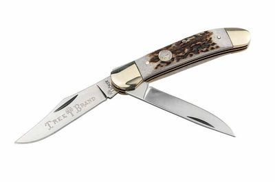 Boker, Traditional Series 2.0 Copperhead Stag Handle, D2