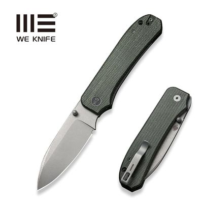 WE Knife, Big Banter Green Micarta &amp; CPM S35VN Steel