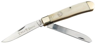Boker Traditional Series 2.0 Trapper Smooth White Bone, D2 Steel