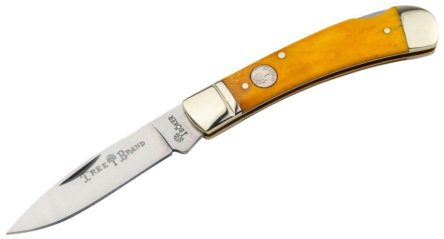 Boker Traditional Series 2.0 Gentleman's Lockack Yellow Bone, D2 Steel