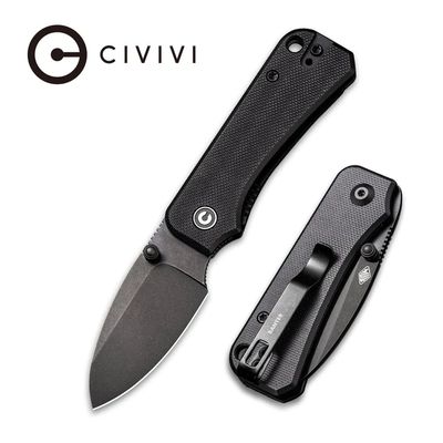 Civivi, Baby Banter Black G10 Handle Nitro V Steel