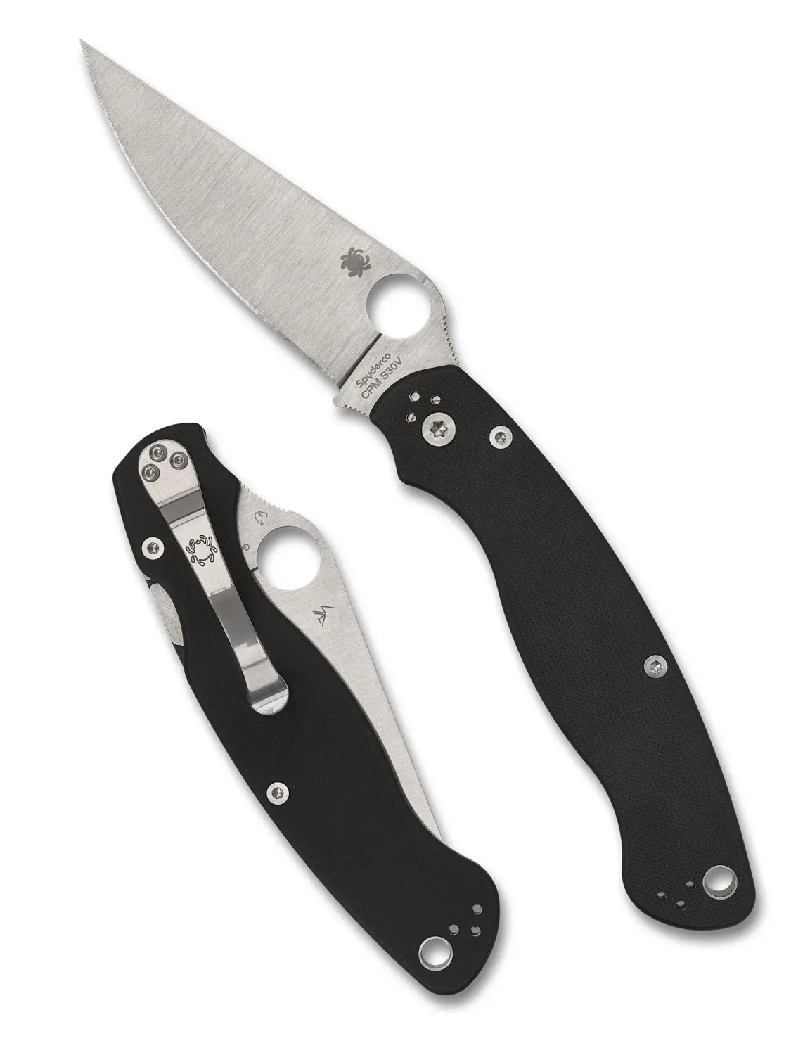 Spyderco, Military 2 Compression Lock Black G10, CPM S30V