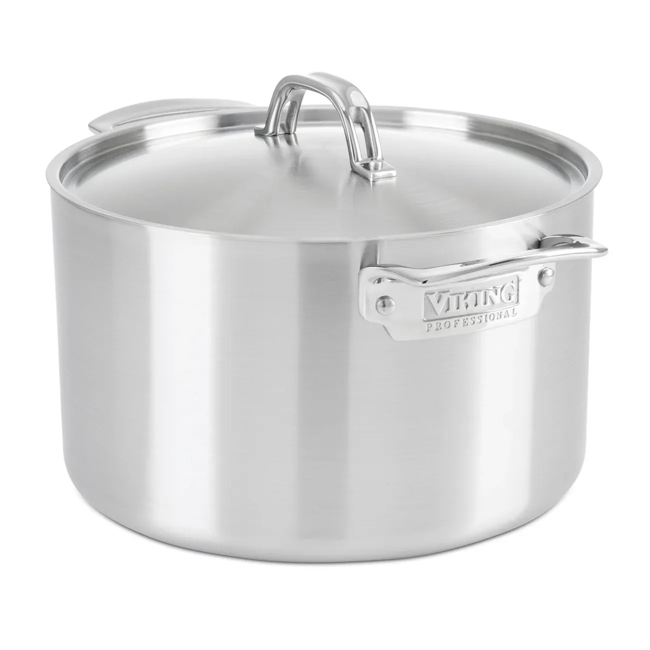 Viking, Professional Stock Pot 5ply, 8qt with satin finish