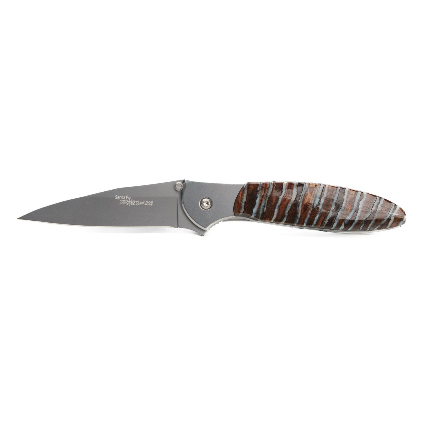Santa Fe Stoneworks Kershaw Leek Mammoth Tooth Handle