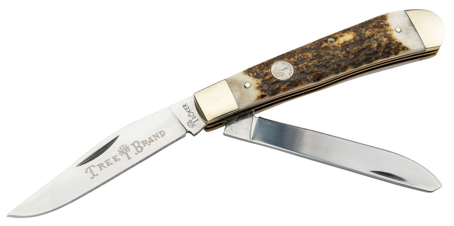 Boker, Traditional Series 2.0 Trapper Stag Handle, D2
