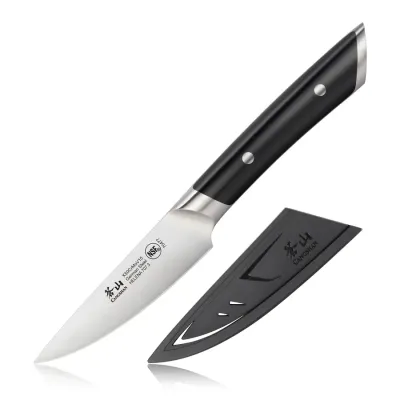 Cangshan, Helena 3.5" paring knife with sheath, Black